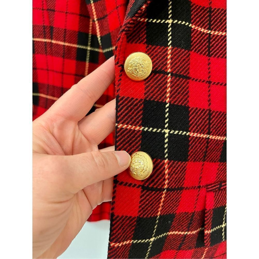 Vintage Pendleton plaid wool blazer - Picture 8 of 10